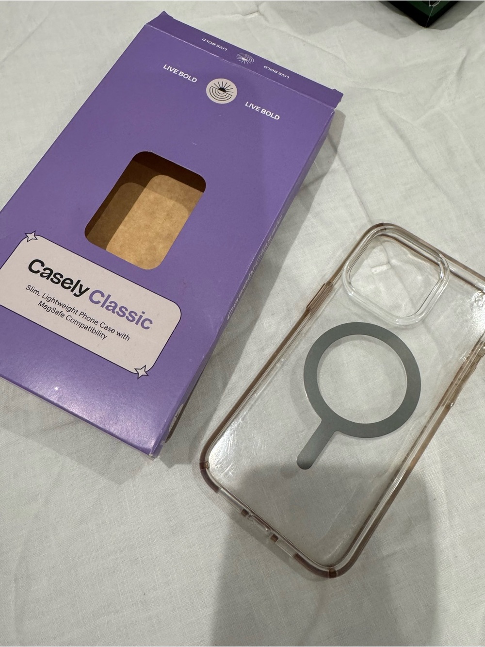 iPhone 15 pro max Classic Clear MagSafe-Compatible Phone Case - Transparent